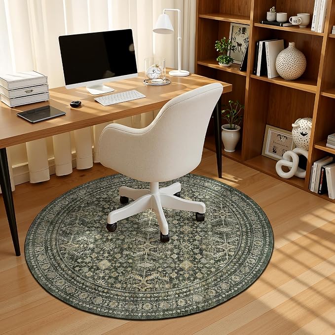 Lofus 4ft Area Rugs for Living Room, Soft Boho Carpets for Bedroom Dining Room - Image 4