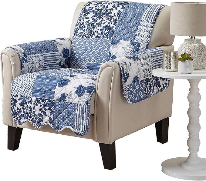 Great Bay Home Reversible Patchwork Chair Cover by GreatBayHome