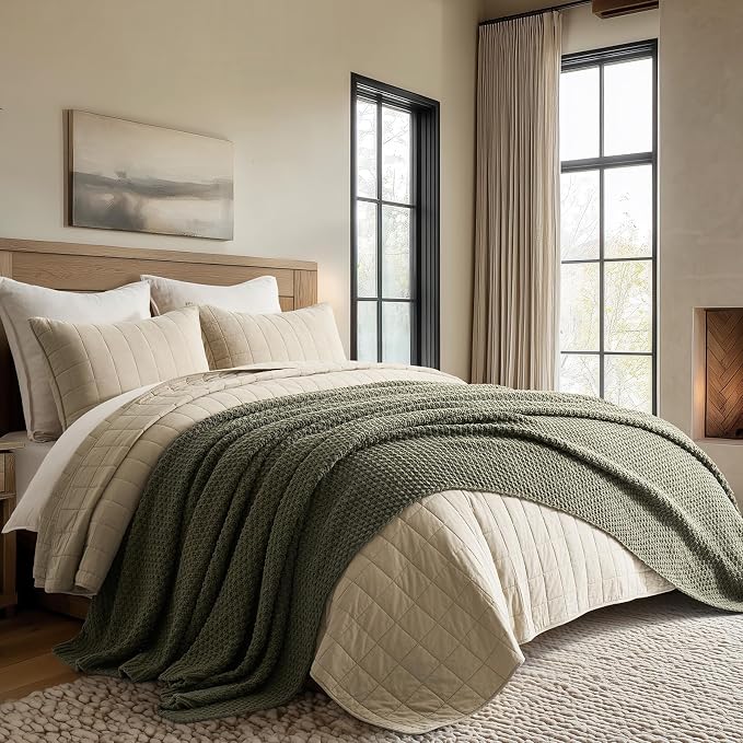 EVERGRACEHOME Chunky Chenille Knit Throw Blanket - Image 6