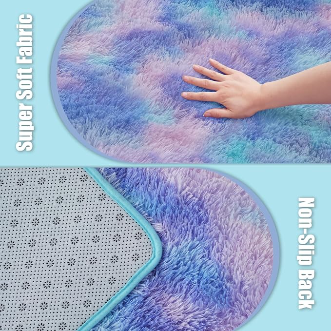 9x12 Fluffy Area Rugs for Living Room, Large Fuzzy Shag Area Rug for Bedroom - Image 7