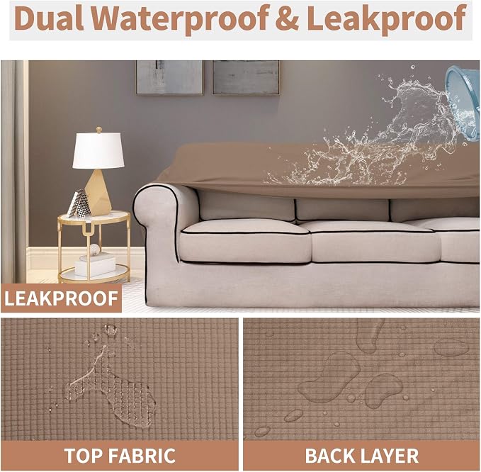 Easy-Going 100% Waterproof Chair Couch Cover, Dual Waterproof Sofa Cover - Image 3
