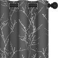 Deconovo Blackout Curtains Grey, Thermal Insulated Soundproof Drapes, 42 x 72 by Deconovo