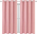 LEMOMO Pink Thermal Blackout Curtains/52 x 72 Inch/Set of 2 Panels Room by Lemomo