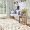 3x5 Washable Entryway Area Rug: Modern Moroccan Small Runner Rug Indoor Soft by Ksrau