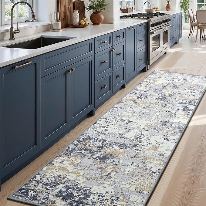 Toneed Entryway Runner Rug 2x6 for Hallway Kitchen, Washable Non-Slip Rug - Image 2