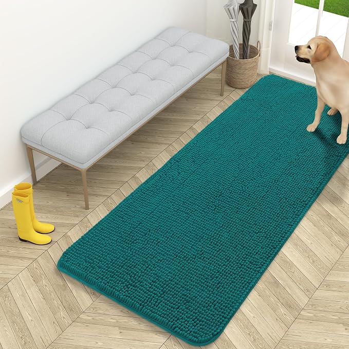 OLANLY Dog Door Mat for Muddy Paws 59x24, Absorbs Moisture and Dirt, Absorbent by OLANLY