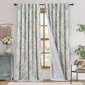 jinchan Blackout Floral Curtains by JINCHAN