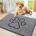 Smiry Dog Door Mat for Muddy Paws, Absorbent Dirt Trapper Non Slip Quick Dry by Smiry