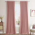 Guken 100% Blackout Curtains 90 Inch Length 2 Panels Set by Guken