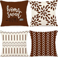 YCOLL Pillow Covers 18x18 Set of 4, Modern Sofa Throw Pillow Cover Decorative by PillowCoversExpert