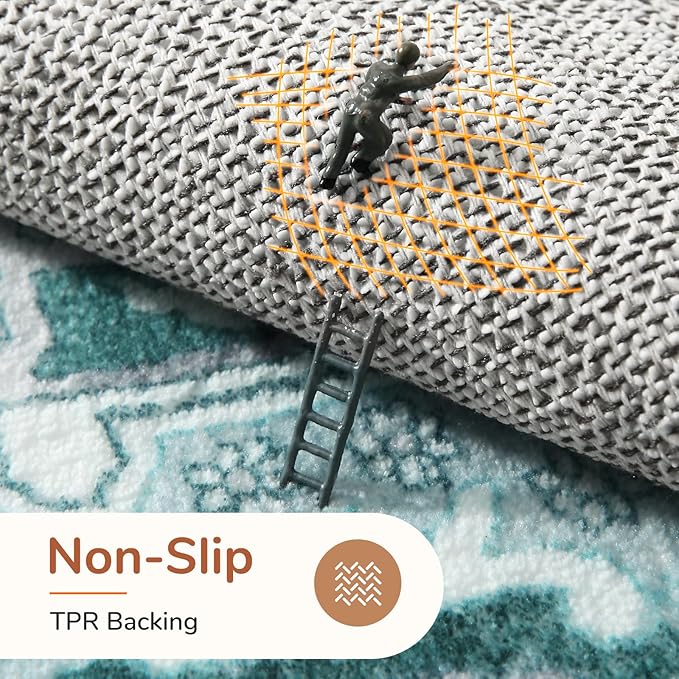OPPODREAM Soft 6x9 Area Rugs, Washable Rug 6x9 - Image 4