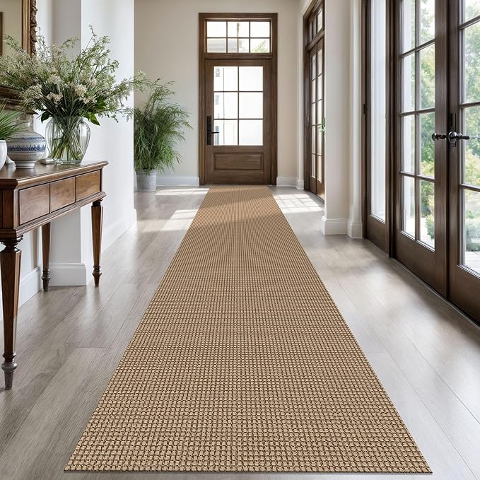KOZYFLY Extra Long Runners for Hallways 2.6x18 ft Washable Kitchen Runner Non by KOZYFLY