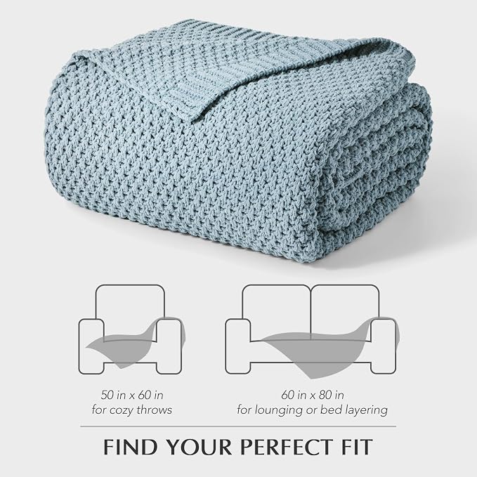 EVERGRACEHOME Chunky Chenille Knit Throw Blanket - Image 8