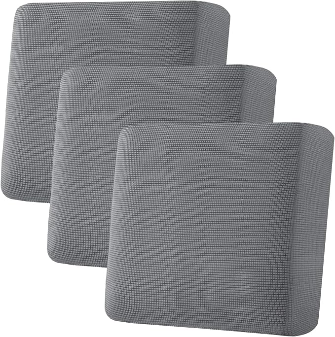 H.VERSAILTEX Super Stretch Individual Seat Cushion Covers, Thick Jacquard by HVERSAILTEX