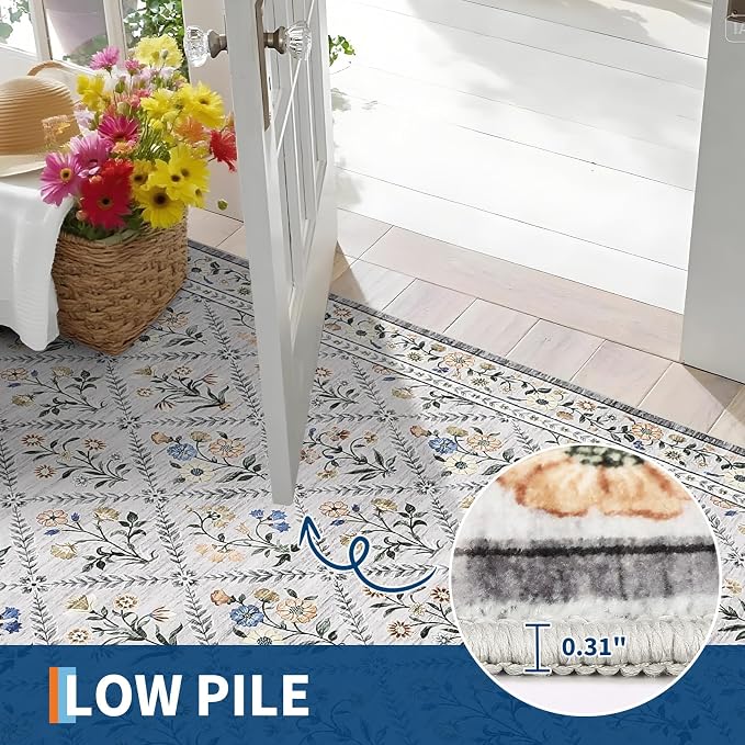 GarveeHome Living Room Rug 5x7 Rug Machine Washable Stain Resistant Area Rug - Image 5