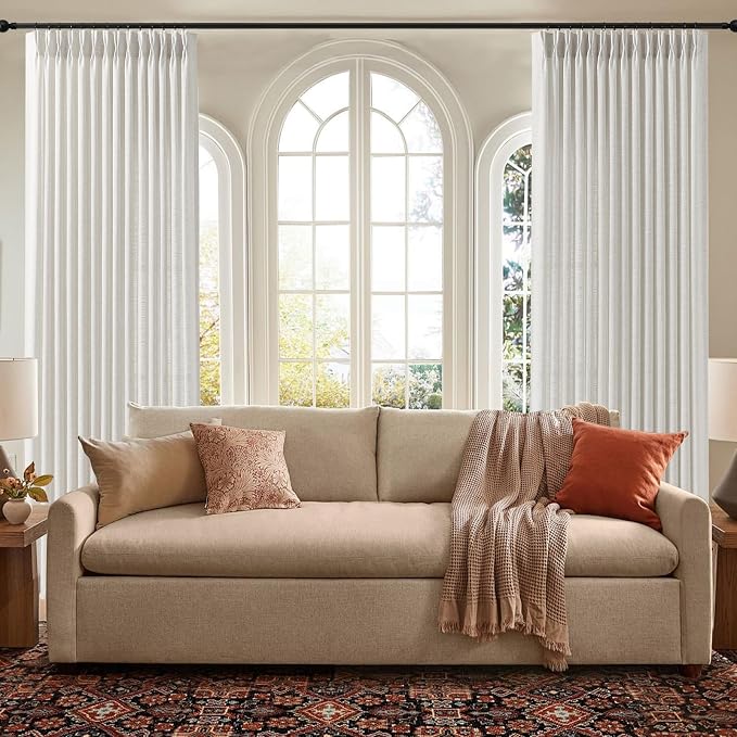 IVAPUPU Extra Width Pinch Pleated Curtains - Image 9