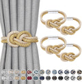 NICEEC 4 Pack Mini Magnetic Curtain Tiebacks Nordic Simple Style Drape Tie by NICEEC