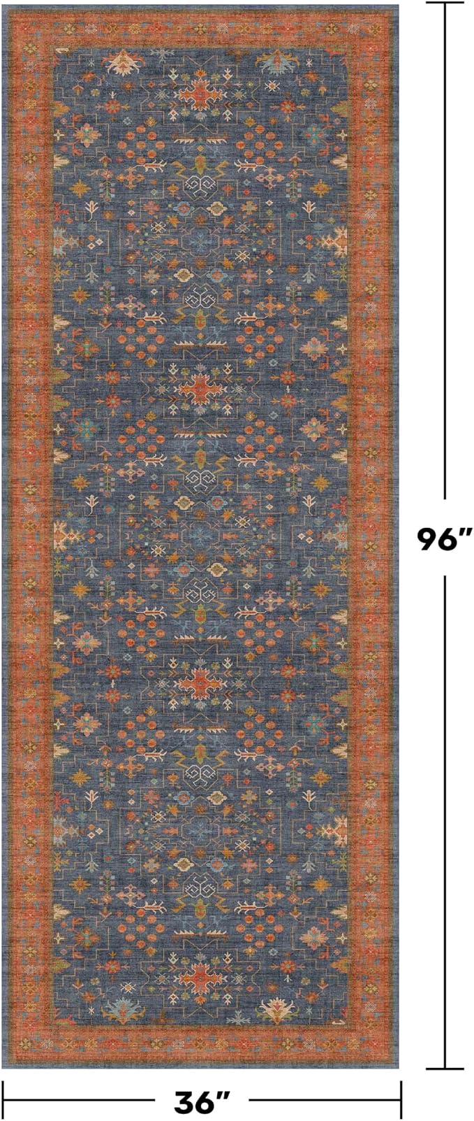 Hazo Haus Washable 3x8 Long Runner - Image 2