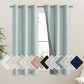 NICETOWN 100% Absolutely Blackout Linen Curtains by NICETOWN