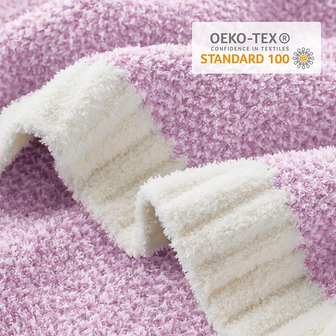 Snuggle Sac Lilac Throw Blanket - Image 6