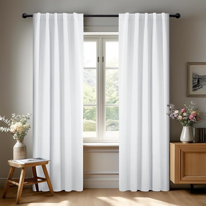 Deconovo Room Darkening Curtains, Thermal Insulated Noise-Reducing Window Panels by Deconovo