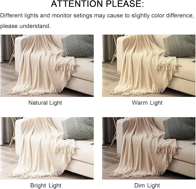 lifein Chenille Throw Blanket 60x80 - Image 6
