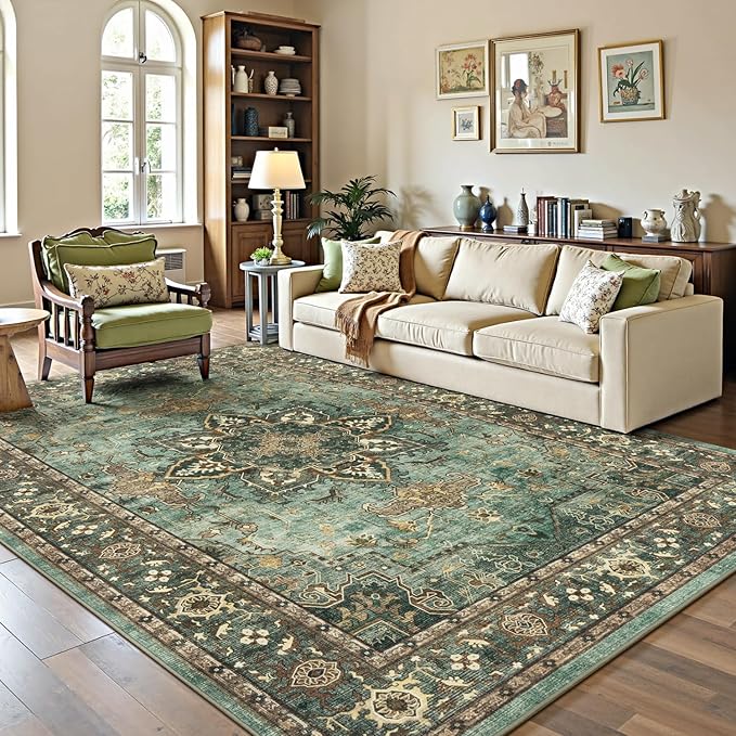 Lofus 6x9 Area Rugs for Living Room, Washable Area Rug, Rugs for Bedroom by Lofus
