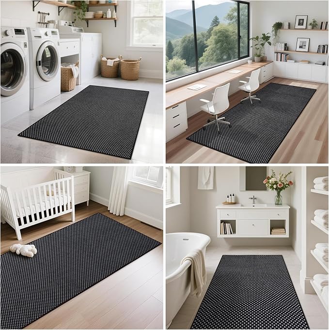 YDKGL 2x5 ft Hallway Runner Rug Boho Woven Washable Long Kitchen Runner Rugs - Image 8