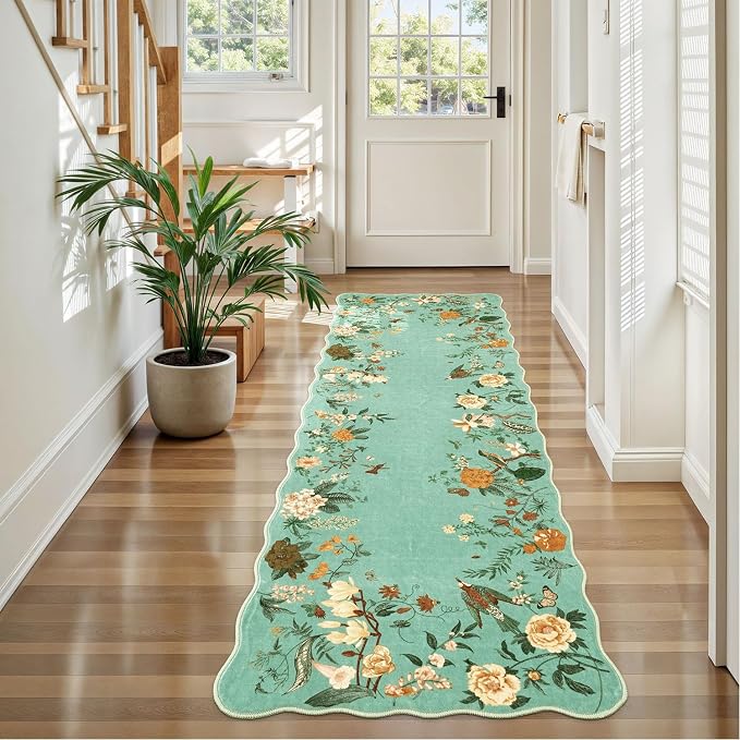 Rugflix 2x6 Runner Rug for Hallway, Washable Kitchen Runner Non Slip, Soft Low by RugflixAreaRugs