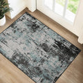 Washable Area Rugs 2'x3' Non-Slip Modern Abstract Soft by RELEANY