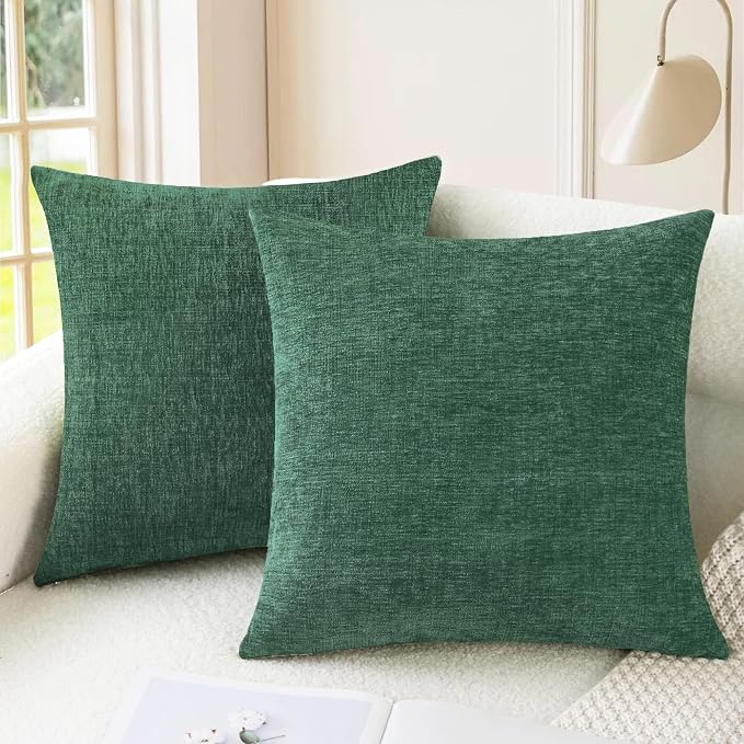 CaliTime Christmas Throw Pillow Covers Decorative 26 X 26 Inches Pack of 2 Cozy by CaliTime