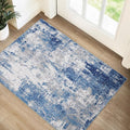 Washable Area Rugs 2'x3' Non-Slip Modern Abstract Soft by RELEANY