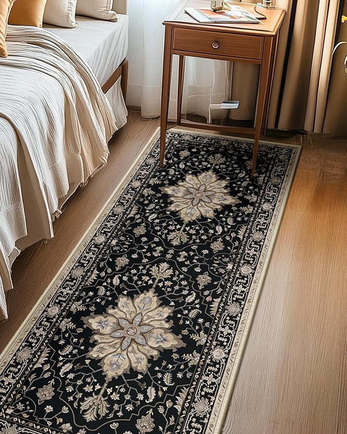 RELEANY Area Rugs 2'x6' Runner Rug Non Slip Washable - Image 2