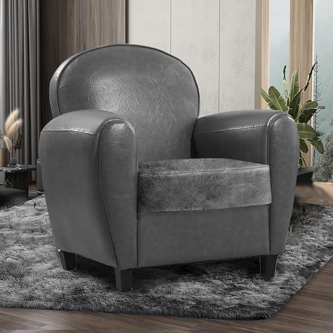 Leather Look Couch Cushion Covers Sofa Seat Slipcovers Sets Couches Furniture - Image 2