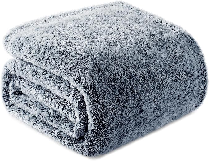 Exclusivo Mezcla Plush Fuzzy Fleece Throw Blanket Extra Large, Super Soft - Image 5