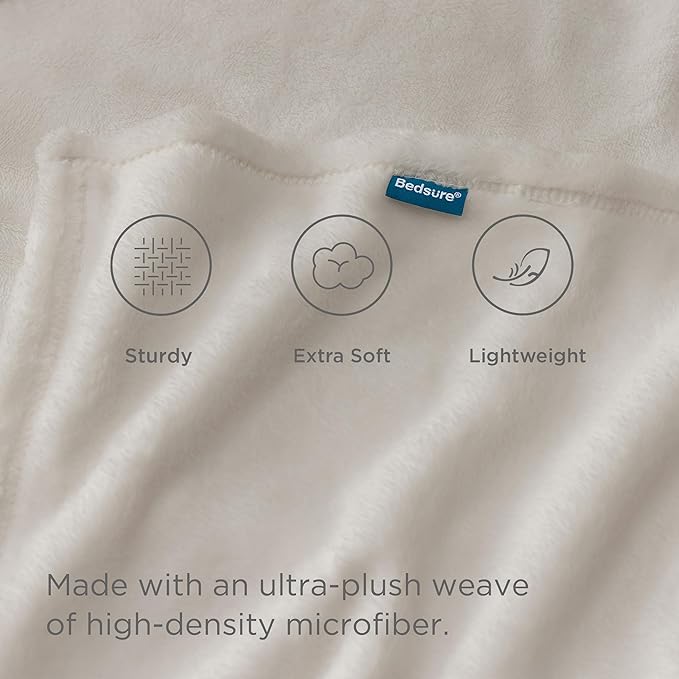 Bedsure GentleSoft Fleece Bed Blankets Large Size Linen - Image 4