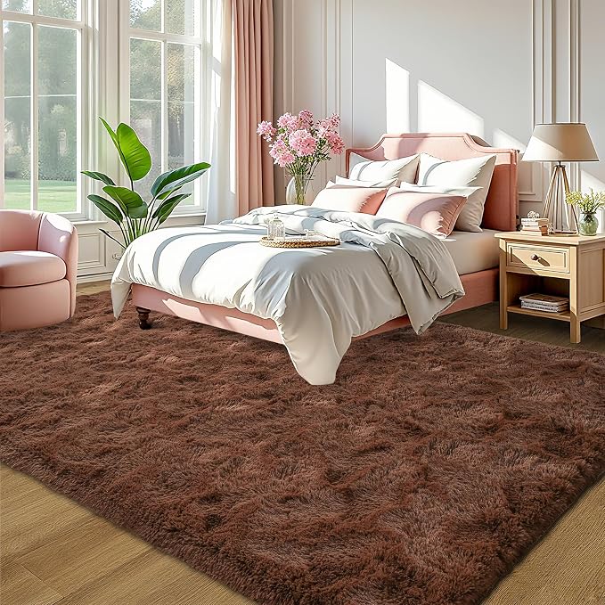 LOCHAS Ultra Soft Indoor Modern Area Rugs Fluffy Living Room Carpets - Image 3