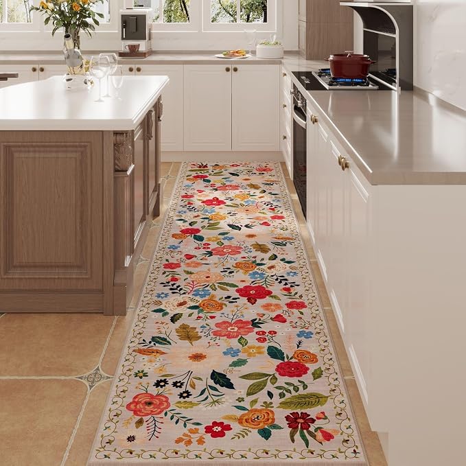 Rugcomf Washable Kitchen Runner 2'7"x12' - Image 3