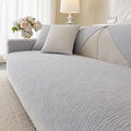 Soft Waterproof Chenille Cover Washable, Non Slip Sectional Sofa Covers by Aucrovee