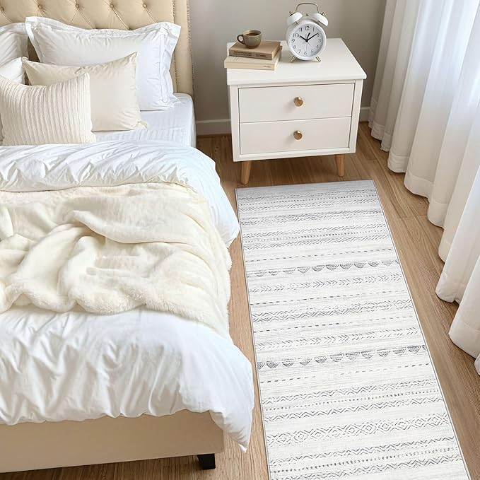 Nakagishi Runner Rug Kitchen Washable Rugs: 2x6 Non-Slip Boho Soft Modern Stain - Image 7