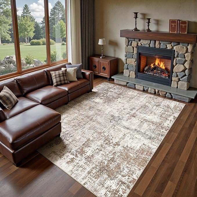Area Rug Living Room Rugs by UERMEI