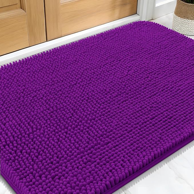 OLANLY Dog Door Mat for Muddy Paws 32x20, Absorbs Moisture and Dirt, Absorbent by OLANLY