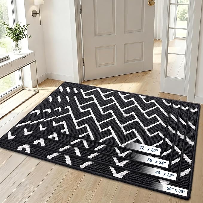OLANLY Front Door Mat, Non-Slip Rubber Backing, Dirt Resistant and Absorbent - Image 9