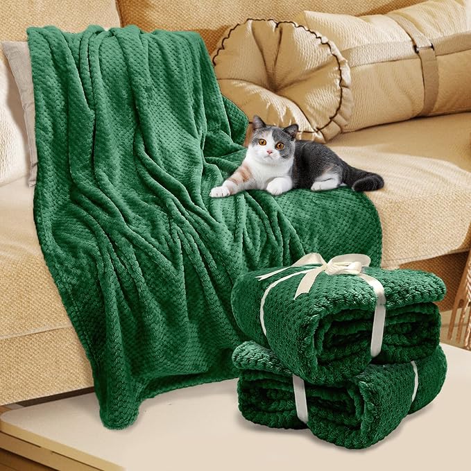 4 Pack Fleece Throw Blankets 50x60 Inches – 270 GSM Ultra Soft Flannel - Image 8