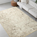 Toneed Abstract Area Rug Modern Washable Rug Soft Non Slip Rug Low Pile by Toneed