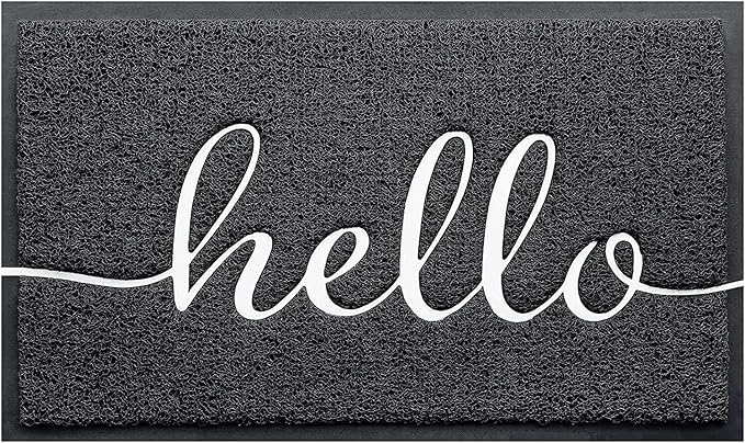 CozyBounty Door Mat Hello Mats Outdoor Indoor Non-Slip Doormat by CozyBounty