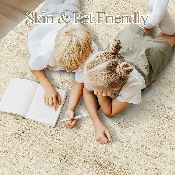 Washable Area Rug 10x14, Large Soft Rugs - Image 3