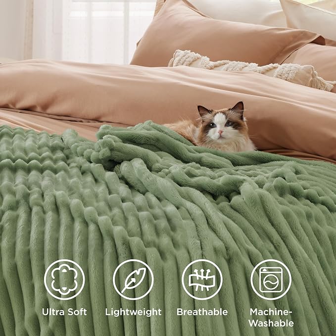 Bedsure GentleSoft Reseda Twin XL Blanket - Image 5