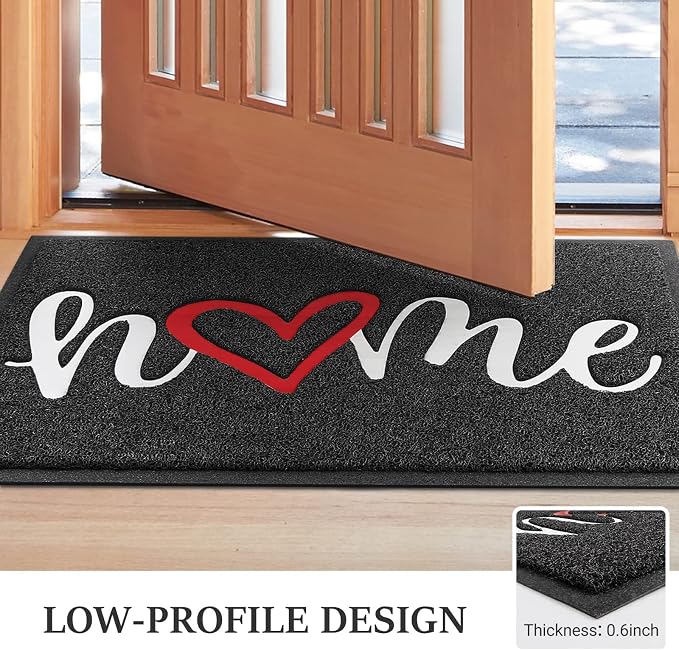 BeneathYourFeet Door Mat, Welcome Mat Low Profile Floor Mat Front Doormat - Image 3