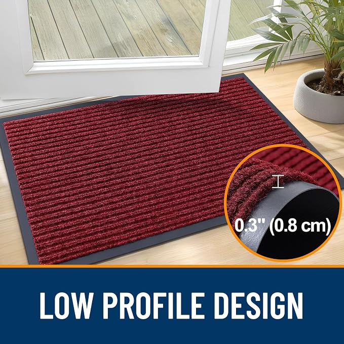 OLANLY Front Door Mat 71x30, Waterproof Heavy-Duty Indoor Outdoor Doormat | - Image 4